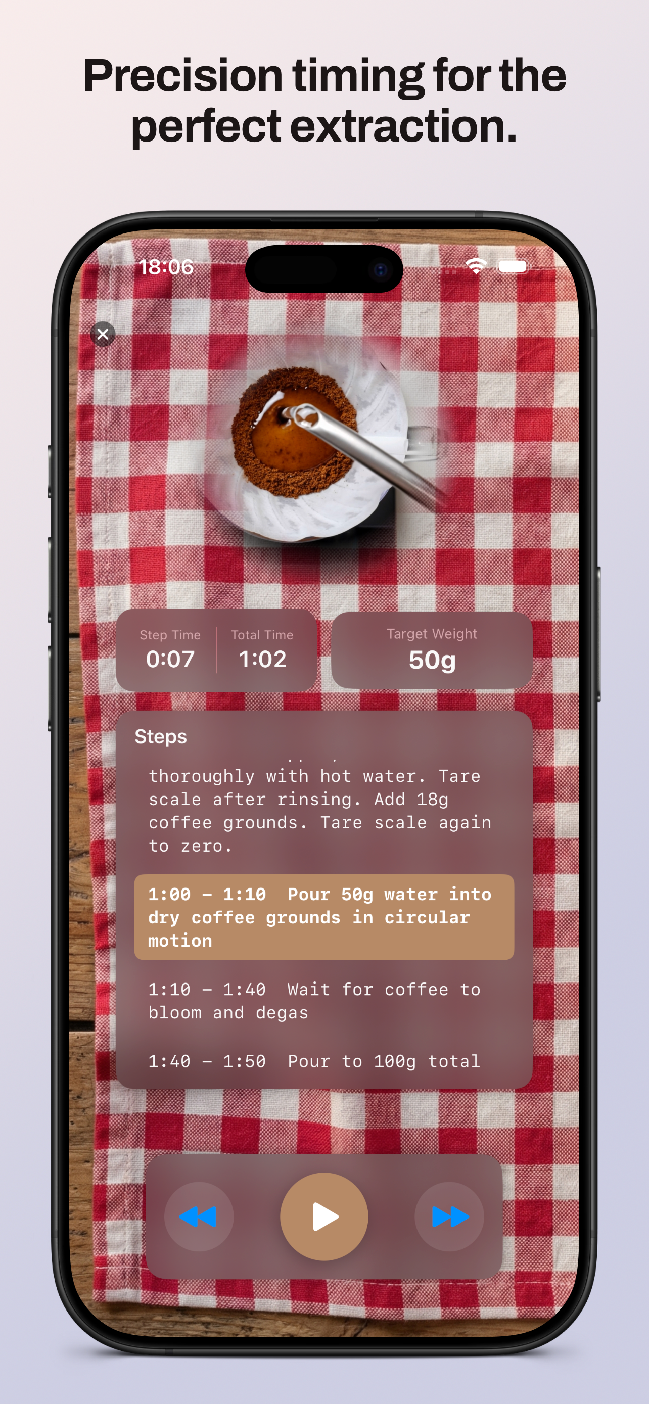 Active Brewing Session